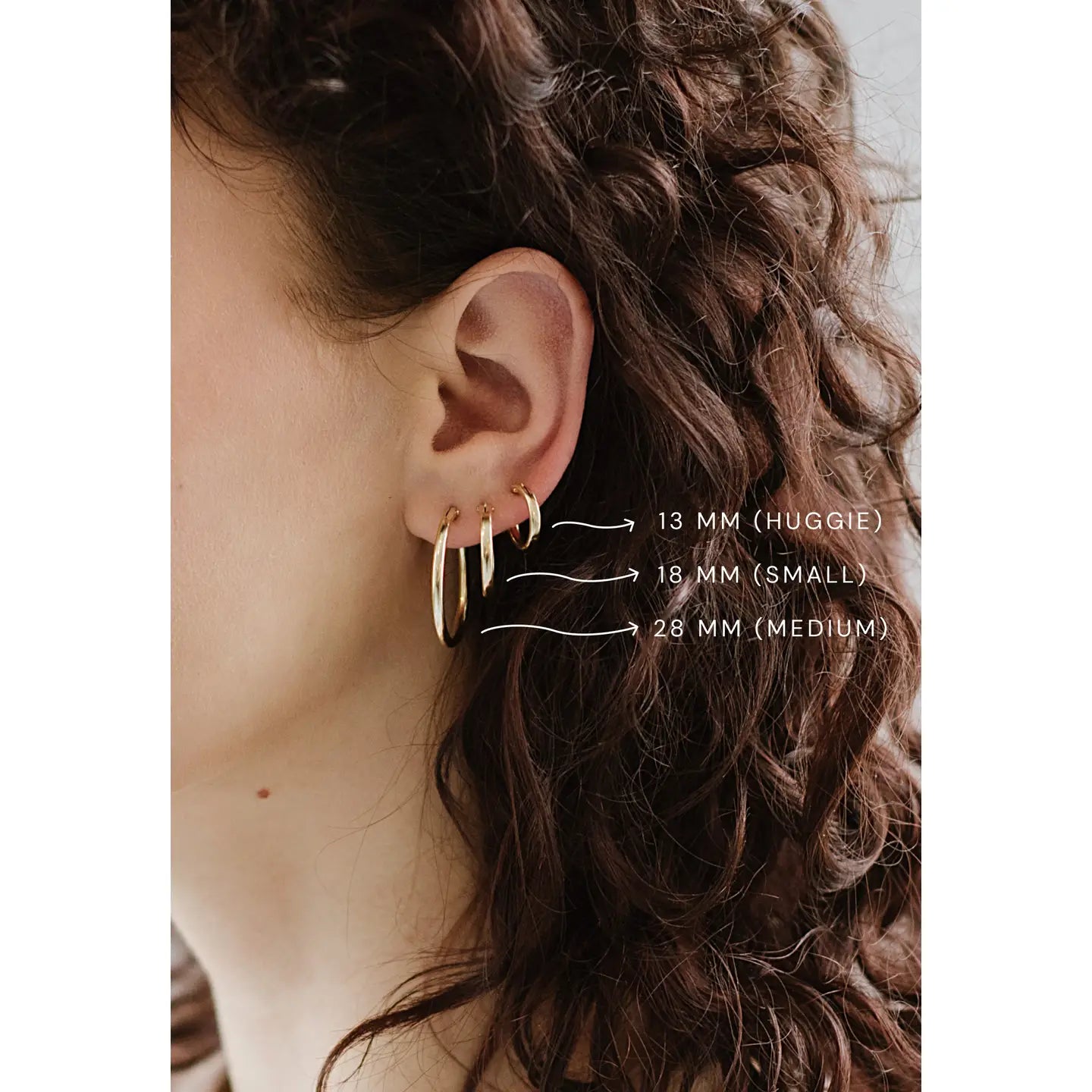 Anna Hoops // Small // Gold Fill or Silver