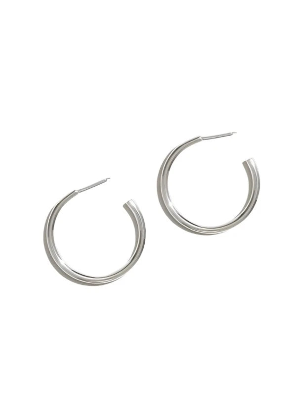 Small Hoop Earrings // Sterling Silver