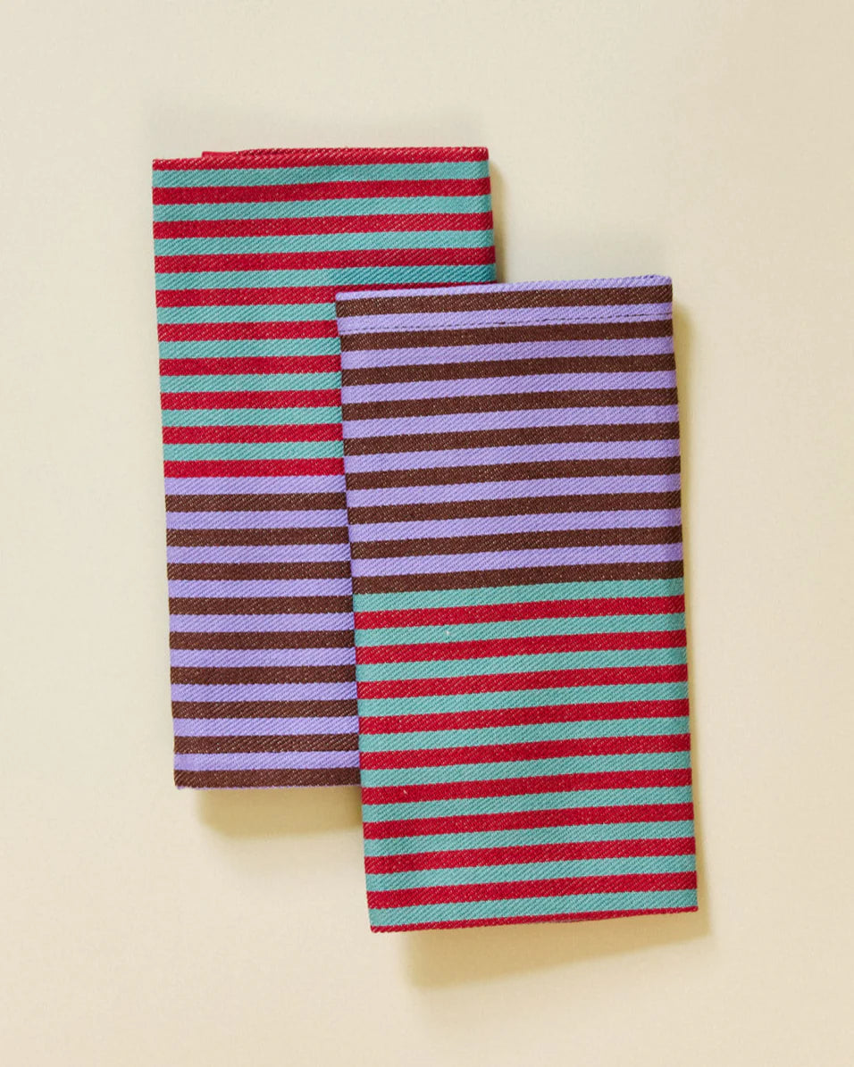 Duo Stripe Napkins // Set of 4