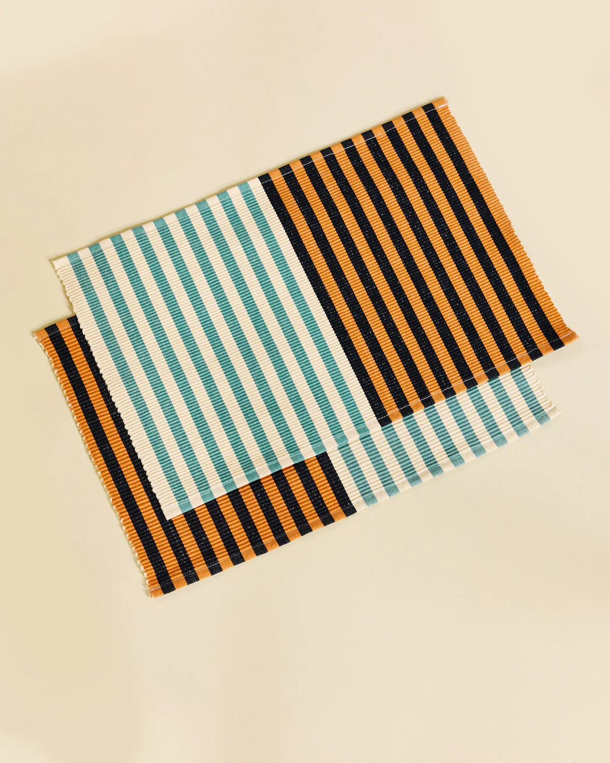 Duo Striped Placemats // Set of 4 // In-Store Pick Up Only