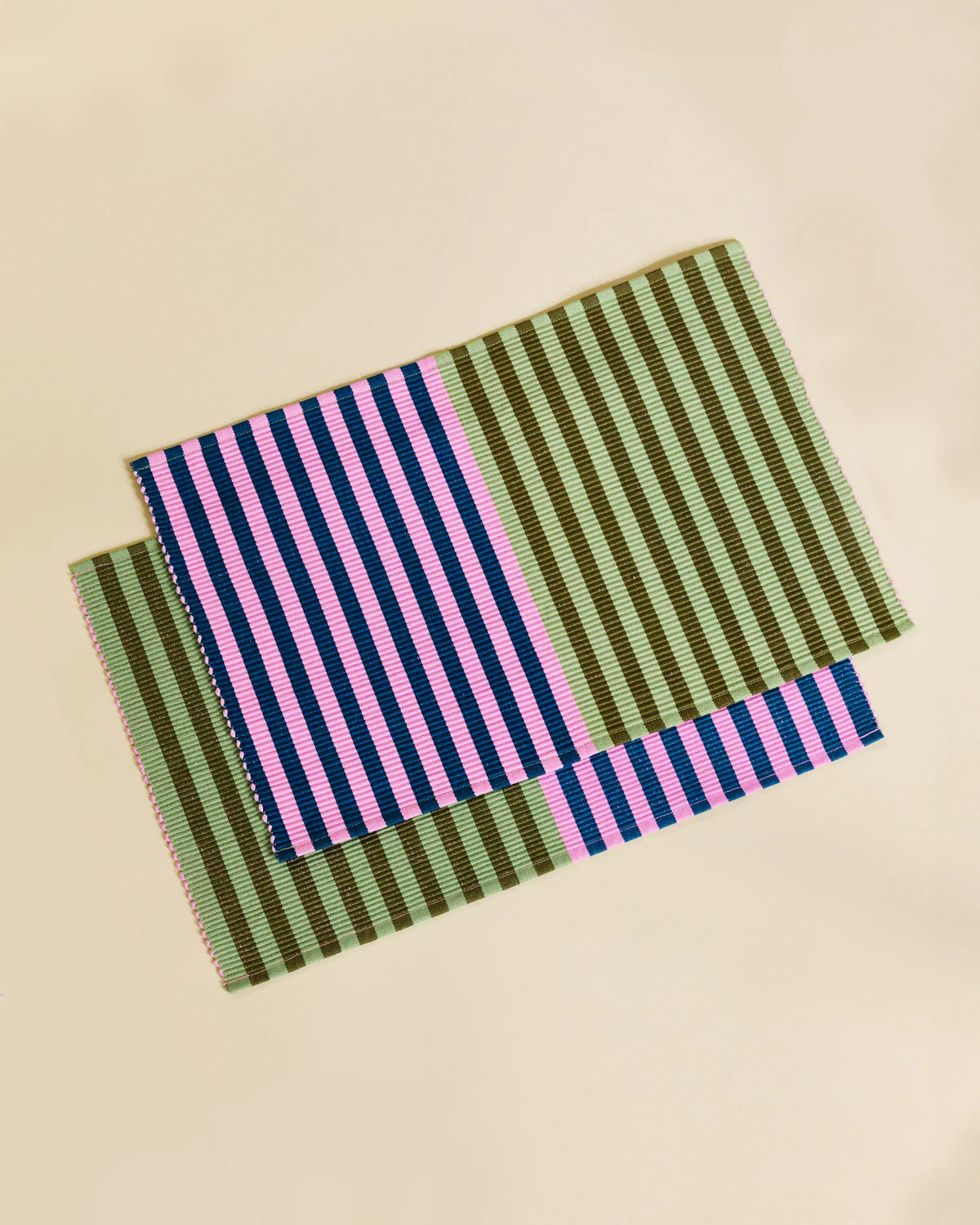 Duo Striped Placemats // Set of 4 // In-Store Pick Up Only