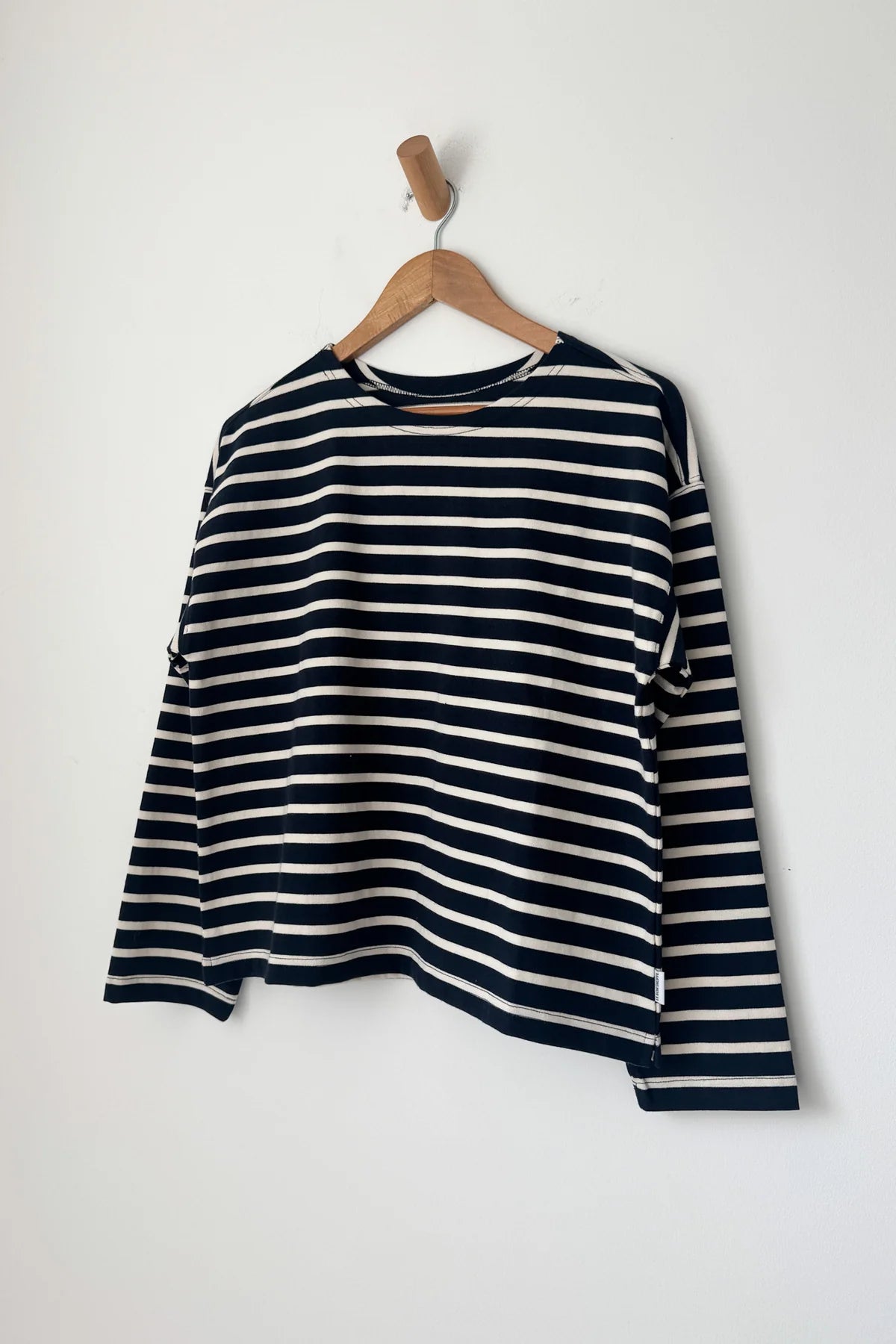 Sailor Top // White Stripe on Navy