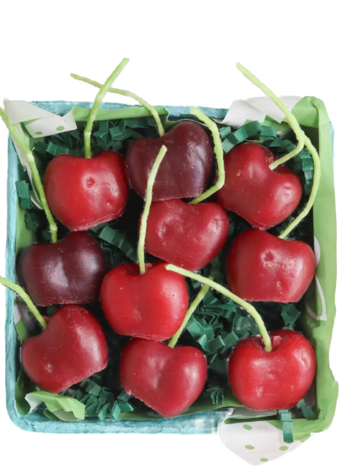 Cherry Beeswax Birthday Candles