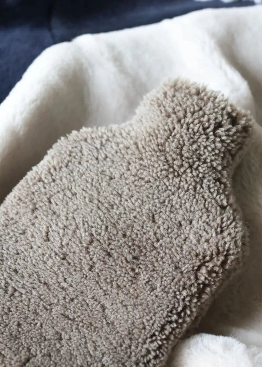 Hot Water Bottle Cover // Swedish Taupe Brown // 2L Large Size