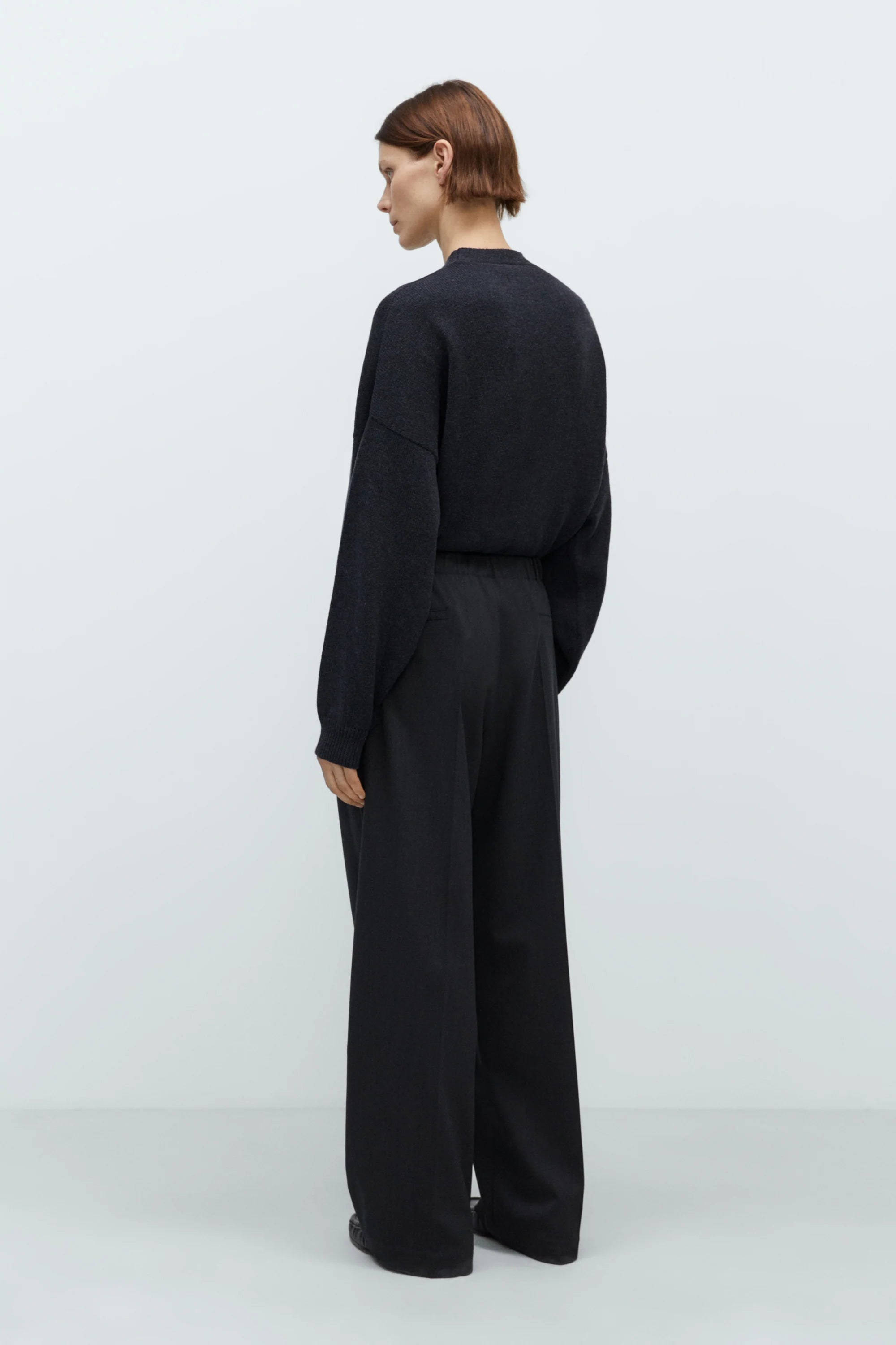 Pleated Relaxed Pants // Anthracite