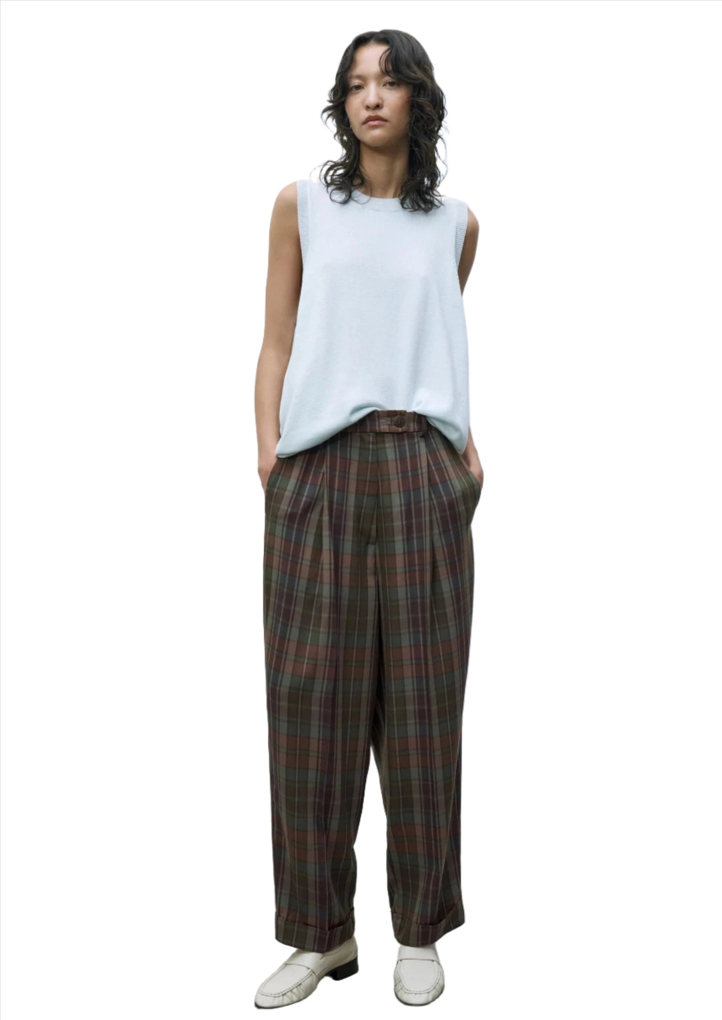 Checkered Masculine Pants