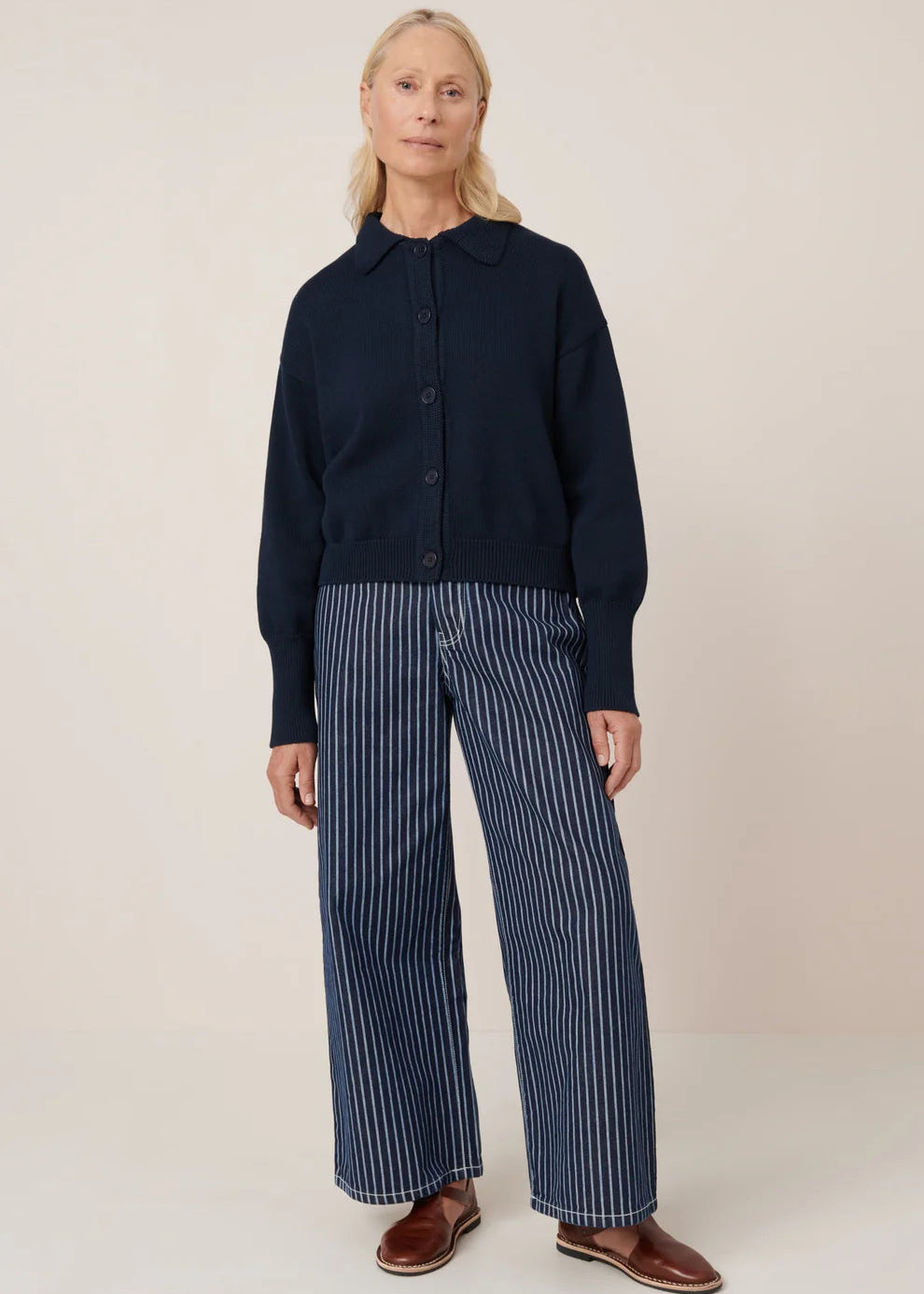 Utility Cardigan // Indigo