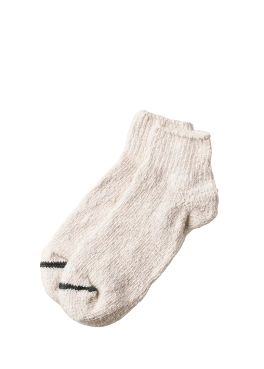 Organic Cotton "Garabou" Ankle Socks // Natural