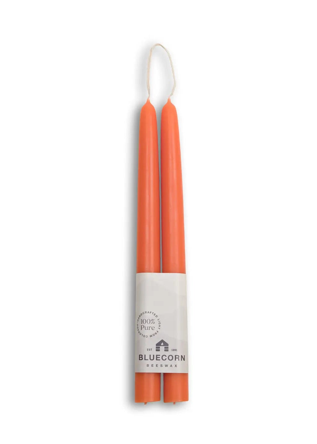 Beeswax Taper Candles //Dripless// Apricot