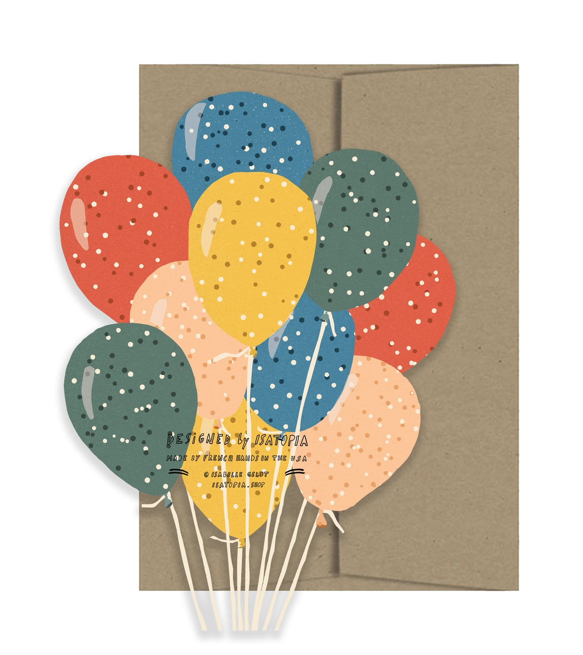 Party Balloons Card