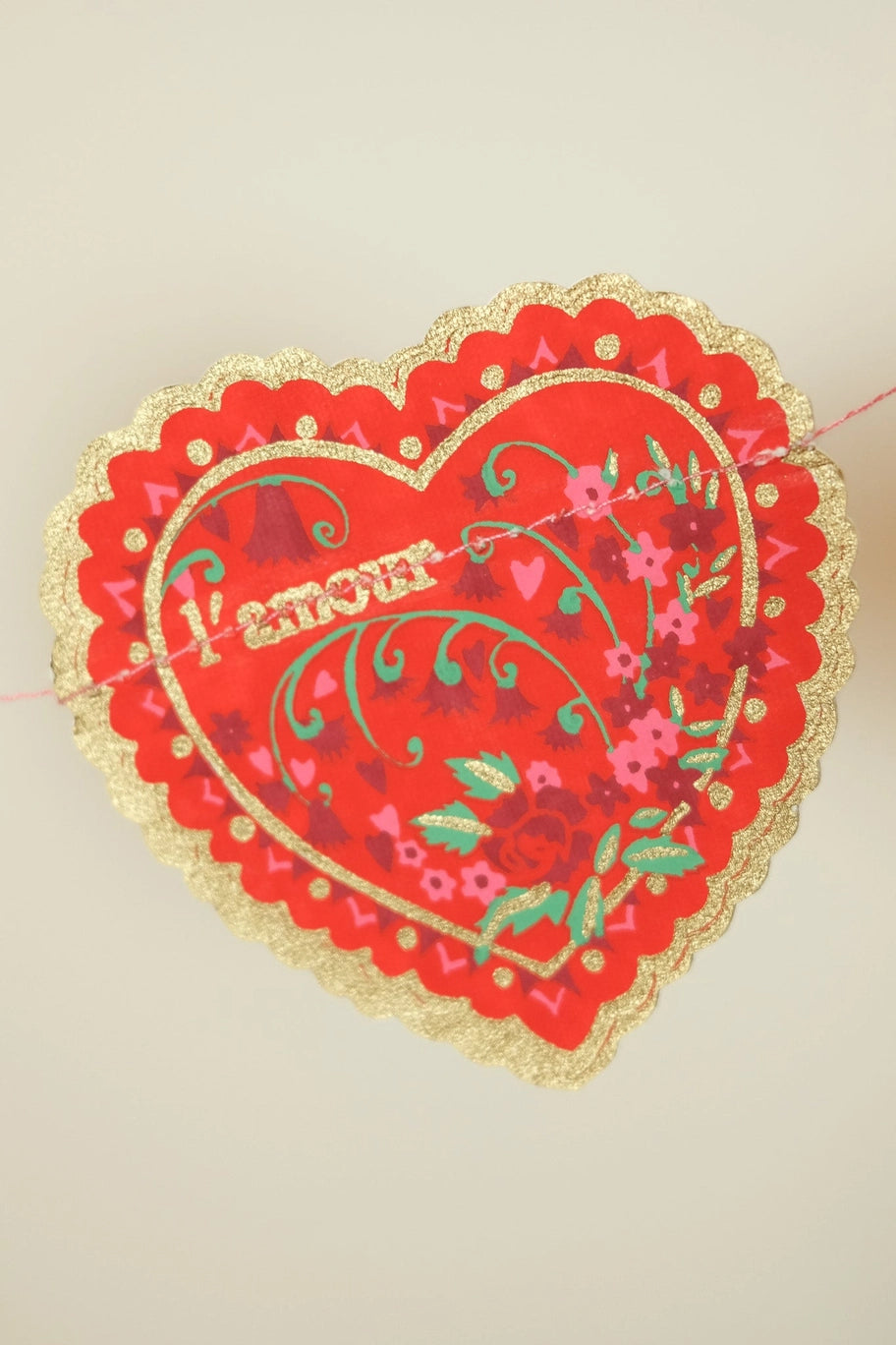 Valentine's Sewn Garland