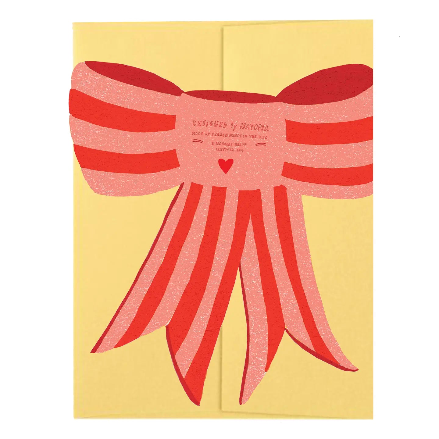 Pink Bow Card