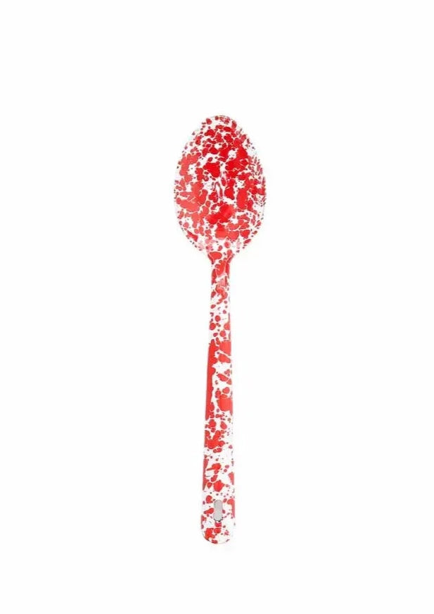Serving Spoon // Large // Red Splatter