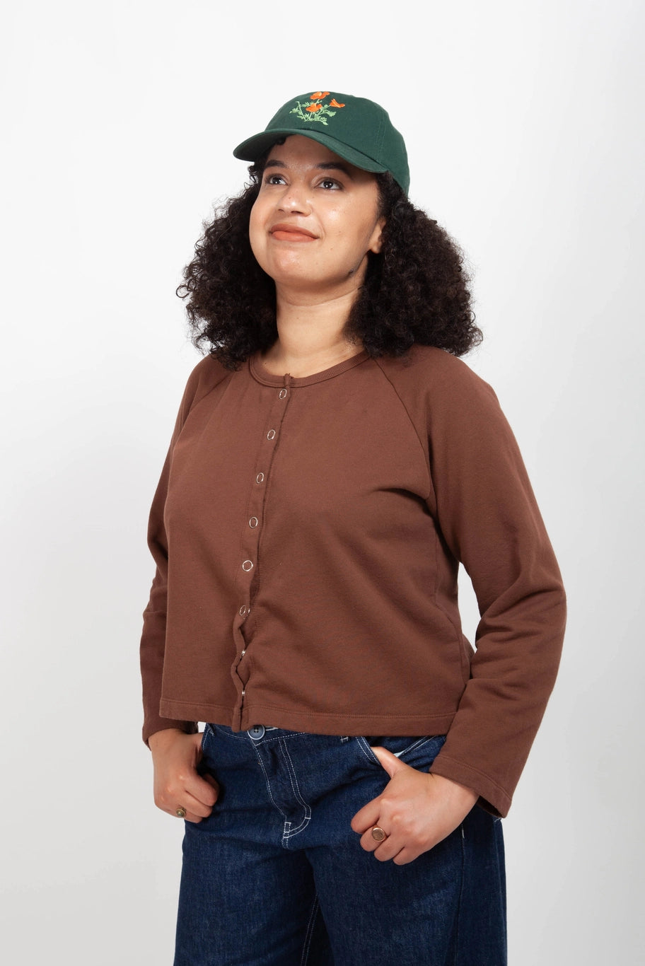 Poppy Cap // Dark Green // *PRE ORDER