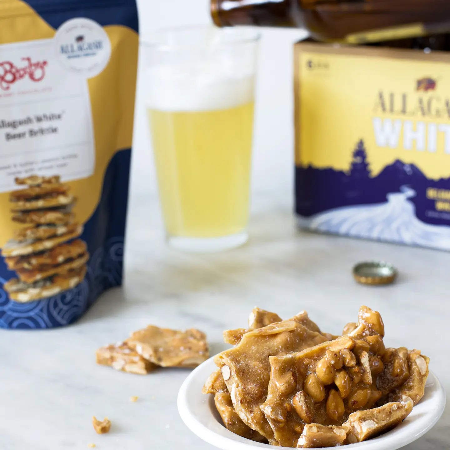 Allagash White Beer Brittle // Peanut