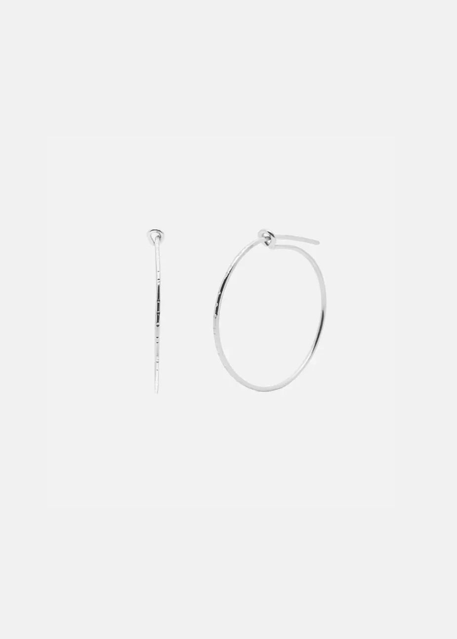 Small Hoops // Sterling Silver