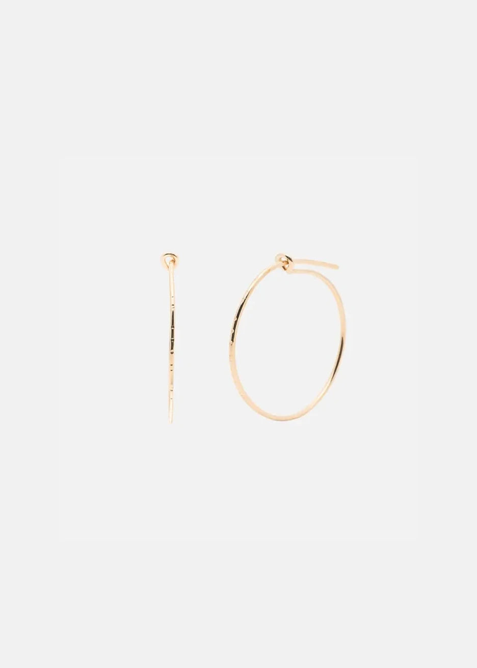 Small Hoops // Yellow Gold Fill 14k