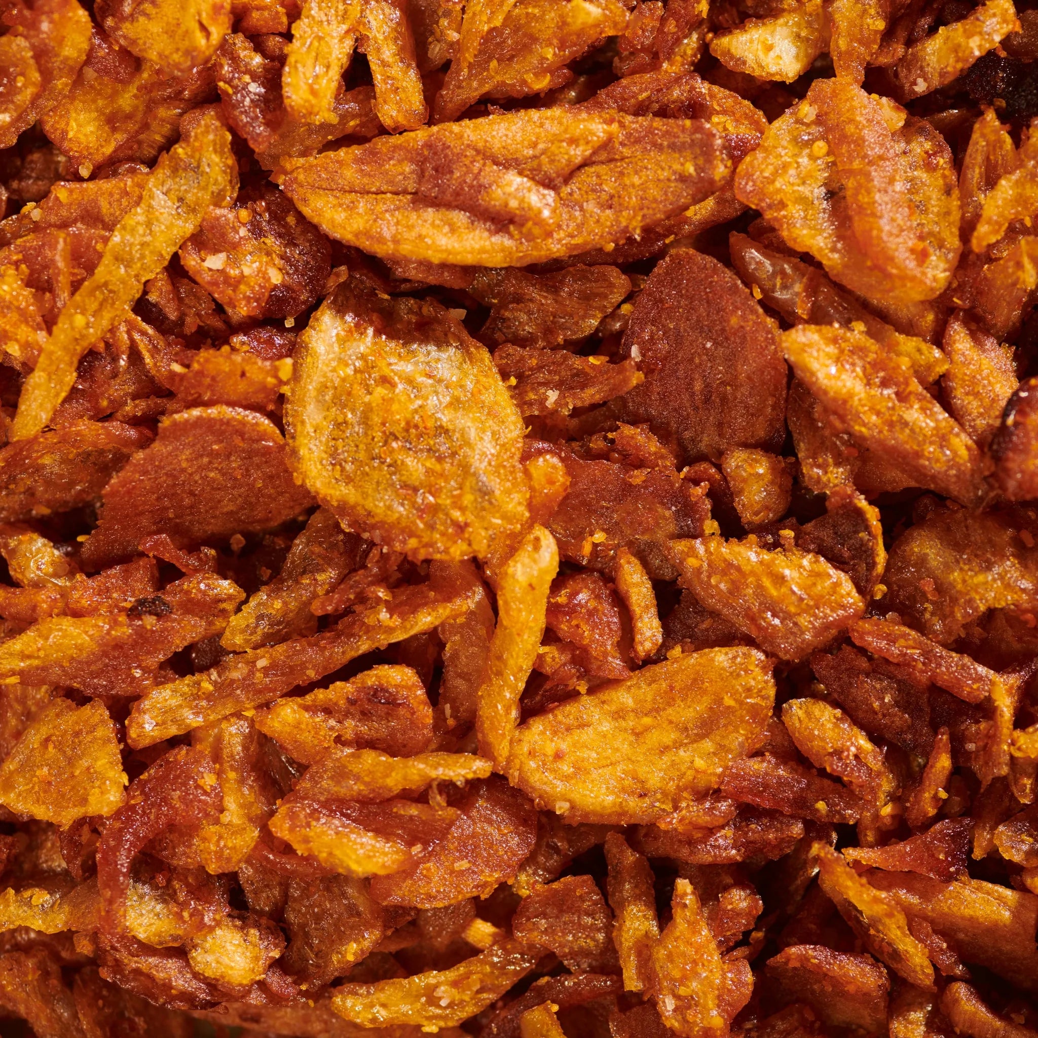 Spicy Fried Shallots, Garlic, Chilies