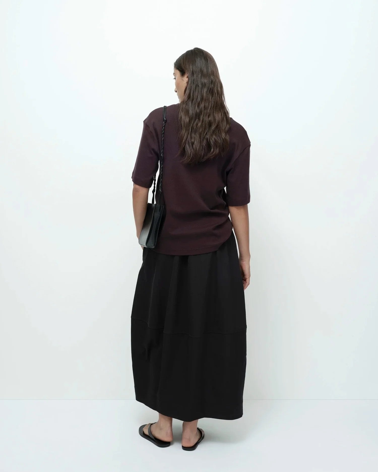 Mijeong Park Oversized T Shirt — Dark Brown