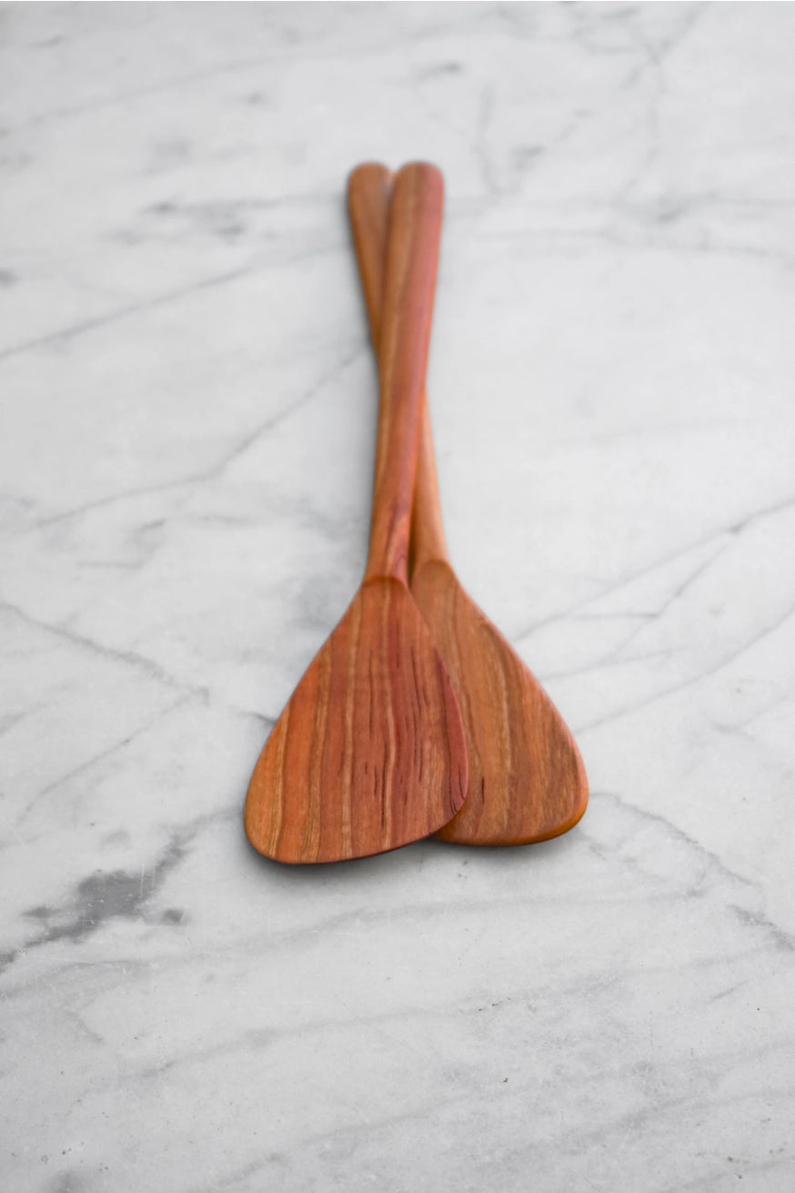 Cherry Wood Salad Set