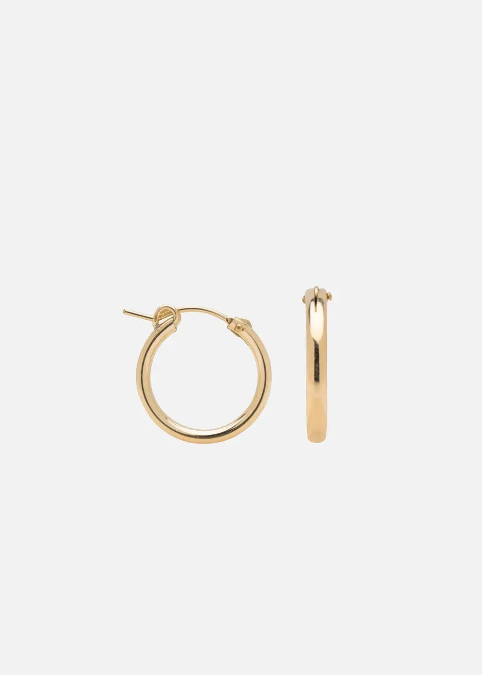 Anna Hoops // Small // Gold Fill or Silver