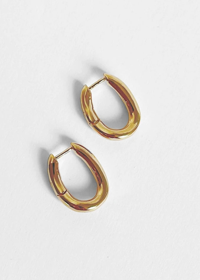 Ruth Hoops // Gold Vermeil