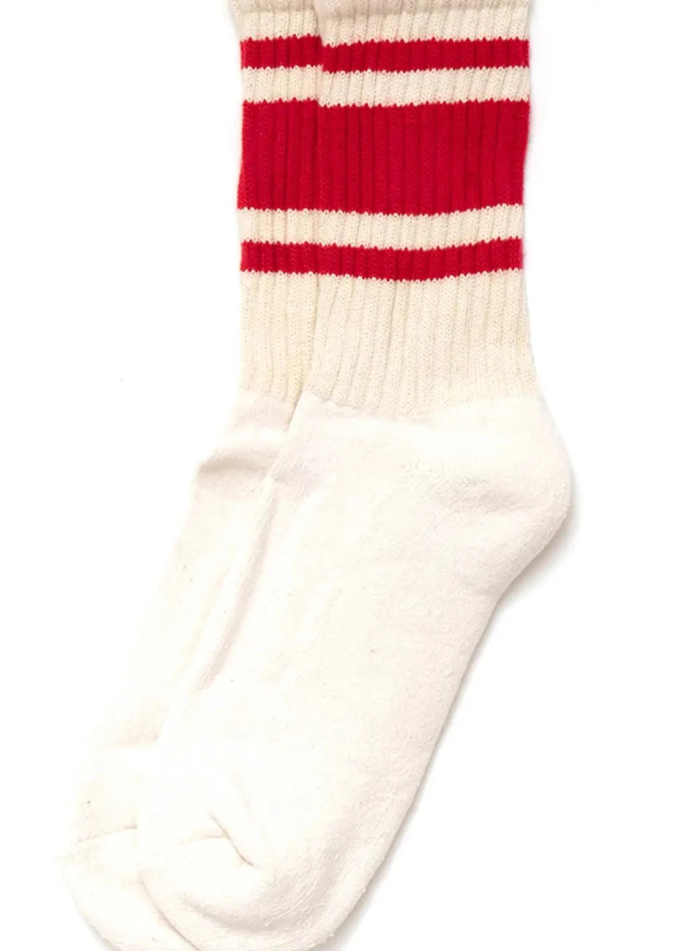 The Mono Stripe Socks // Red