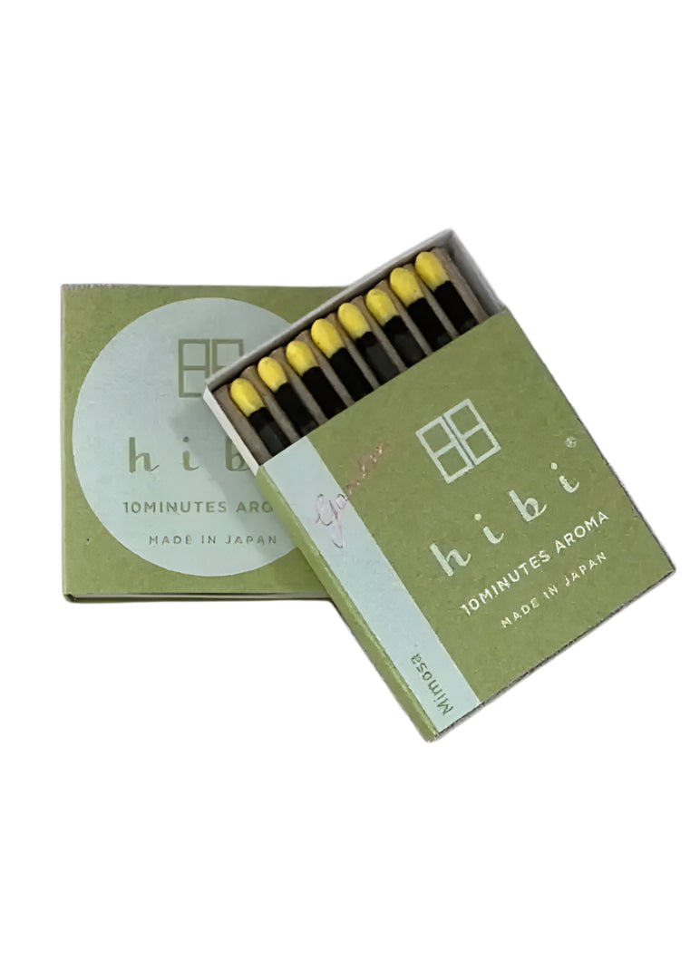 Hibi Match // Box of 8 Incense Matches // Mimosa