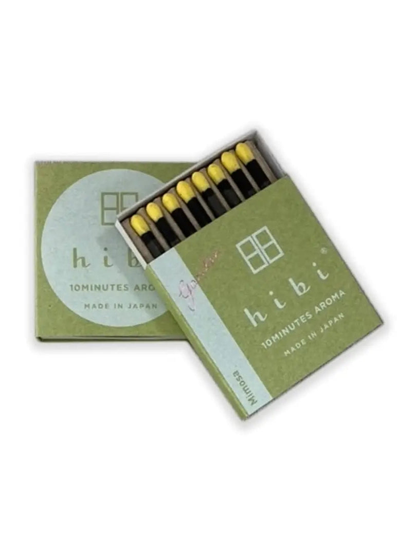 Hibi Match // Box of 8 Incense Matches // Mimosa