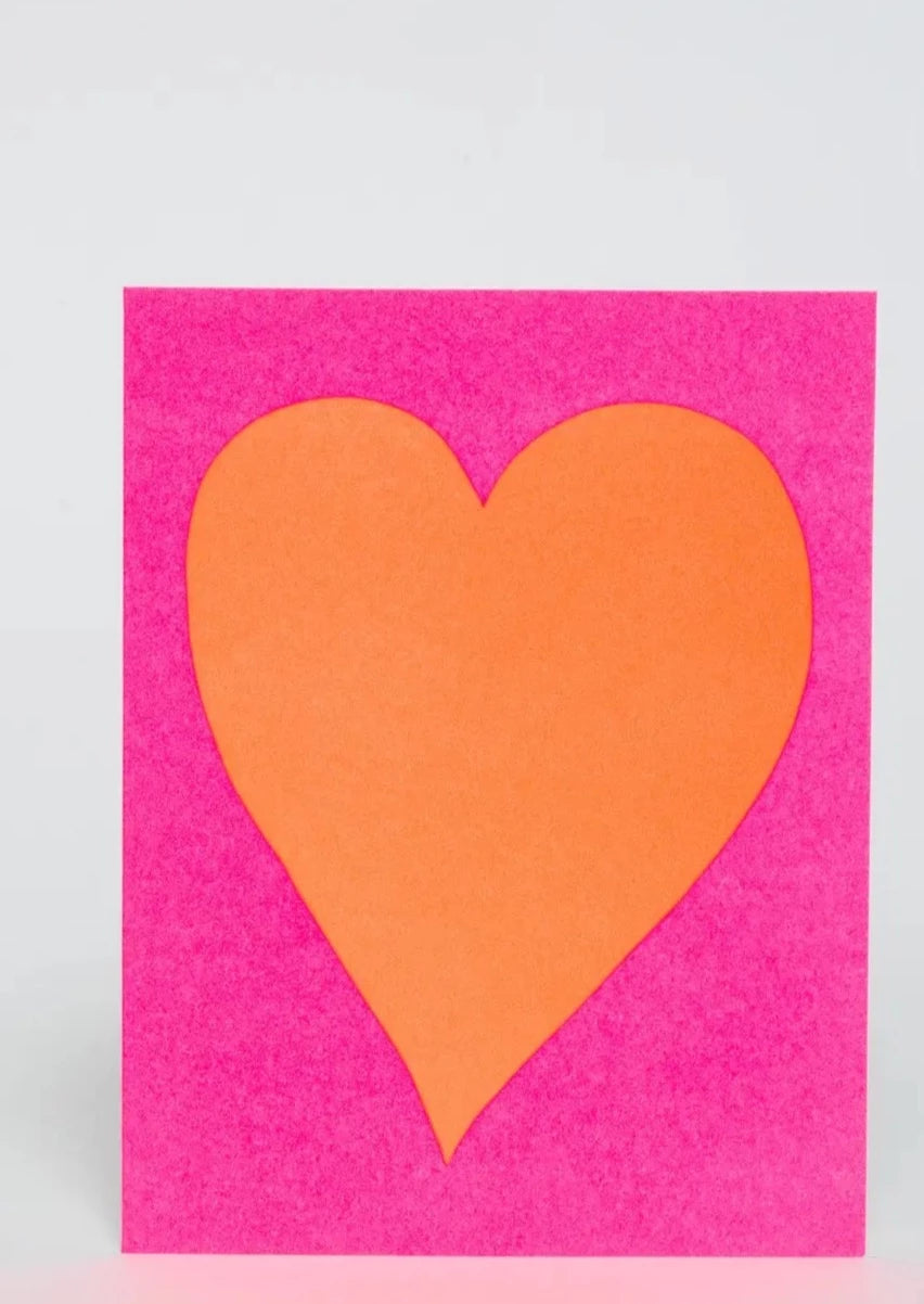 Neon Heart // Greeting Card