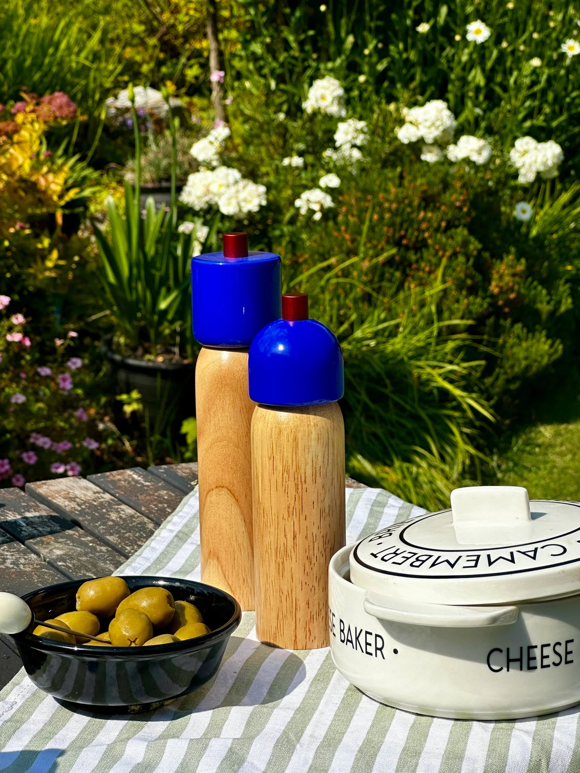 Salt & Pepper Grinder // Navy & Red // *PRE ORDER