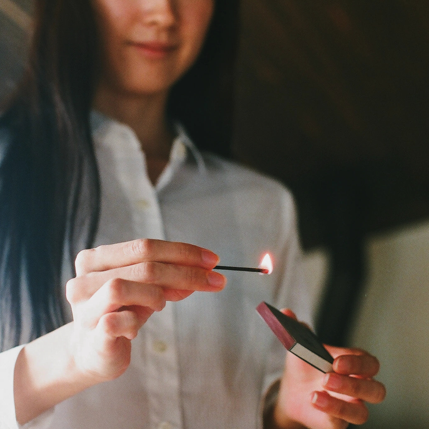 Hibi Match // Box of 8 Incense Matches // Mimosa