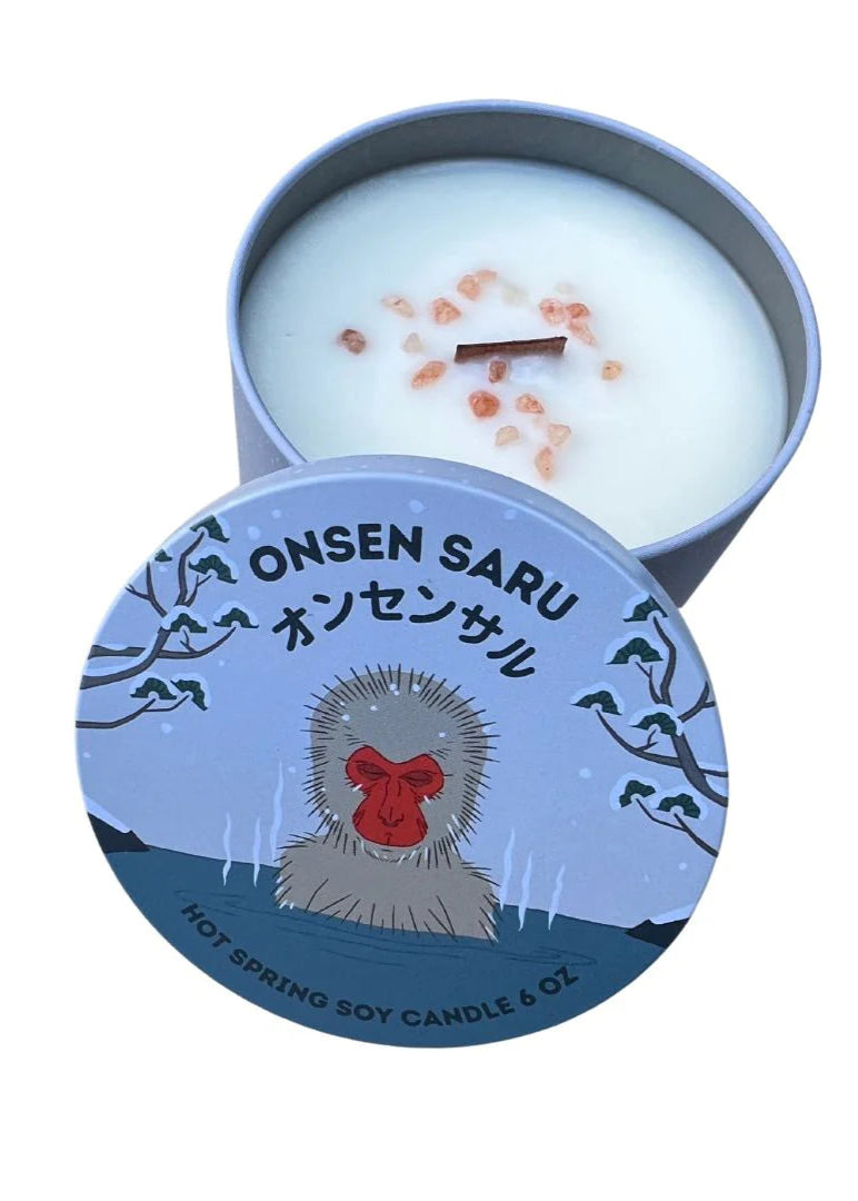 Onsen Saru Candle