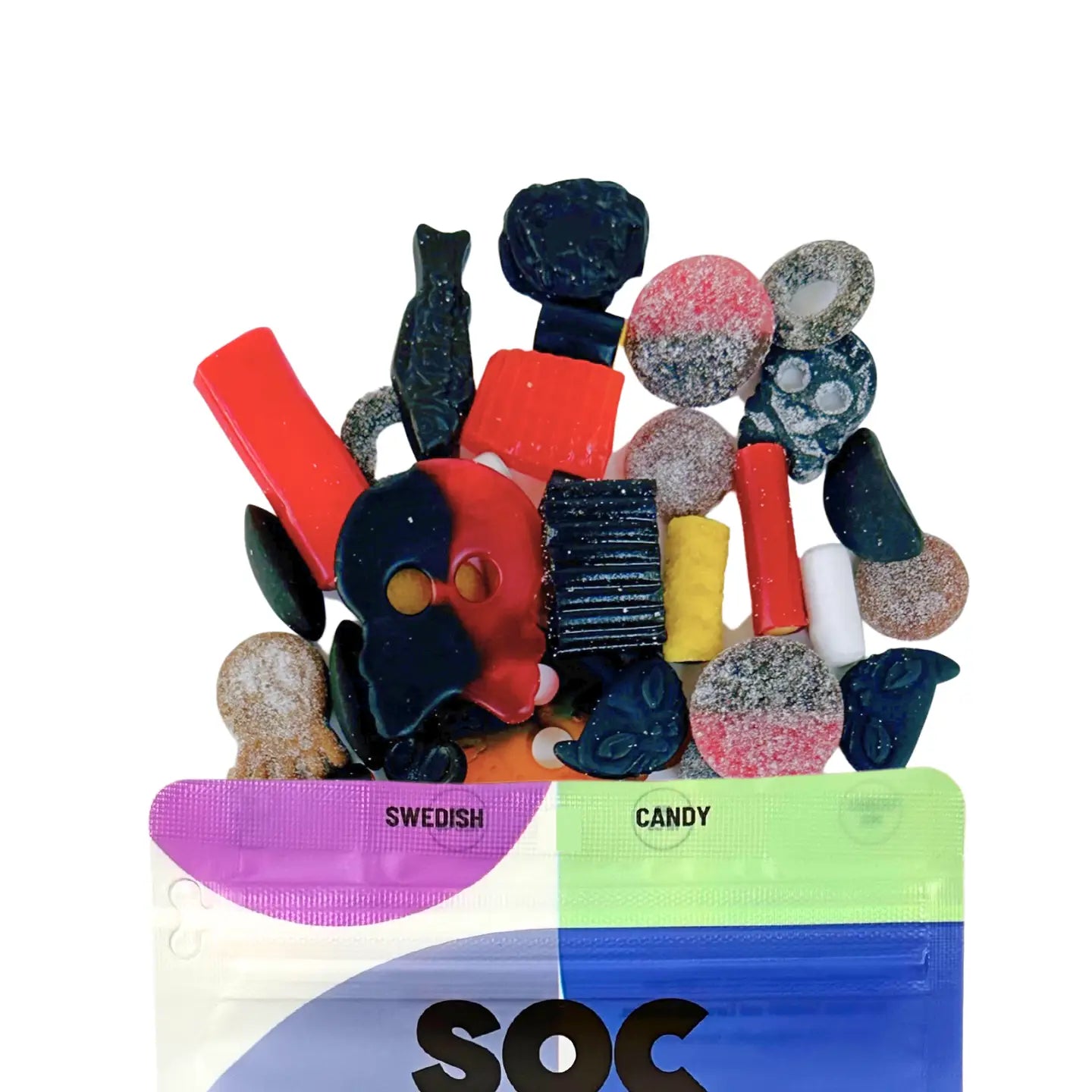 Licorice Mix Swedish Candy Bag // 8 oz Bag