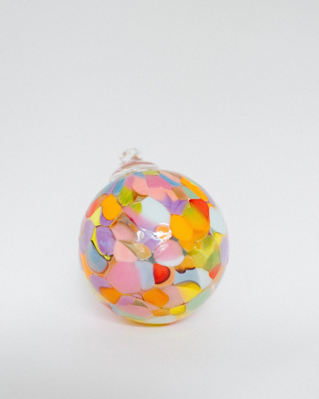 Glass Blown Rainbow Sprinkle Ornament