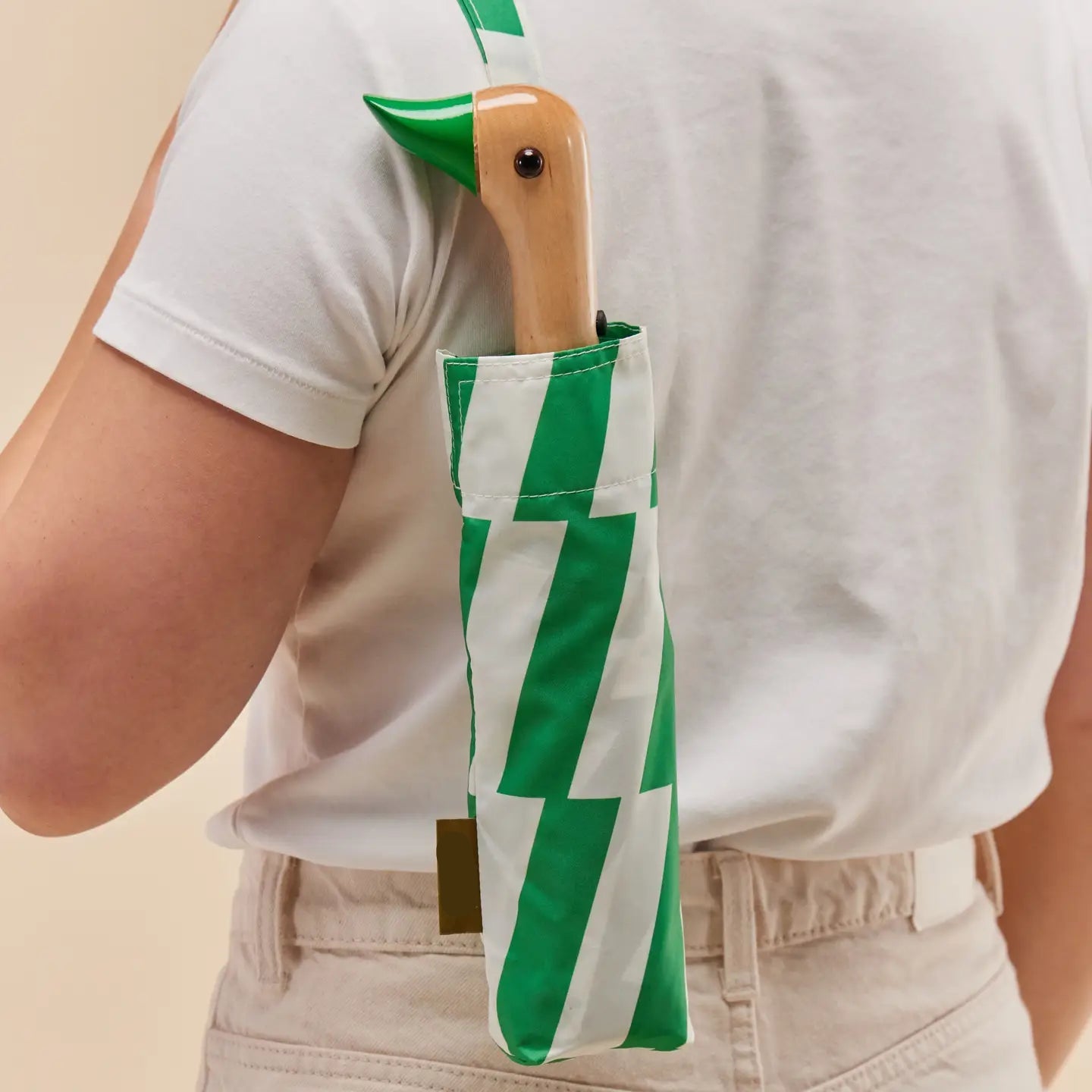 Umbrella // Green Stripes