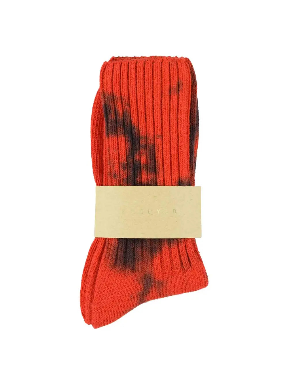 Tie Dye Socks // Orange Black