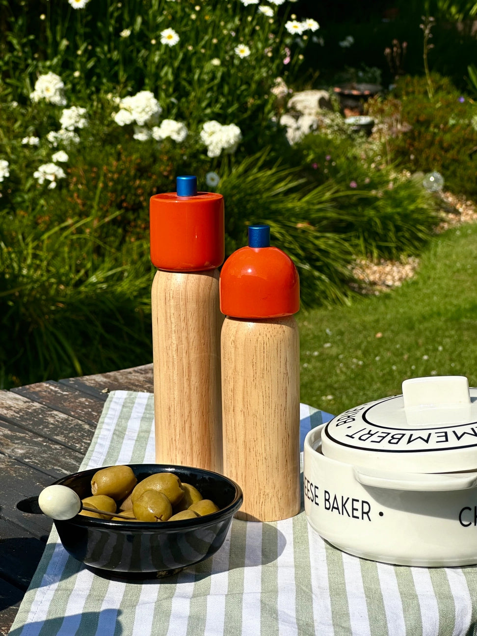 Salt & Pepper Grinder // Orange & Blue // *PRE ORDER