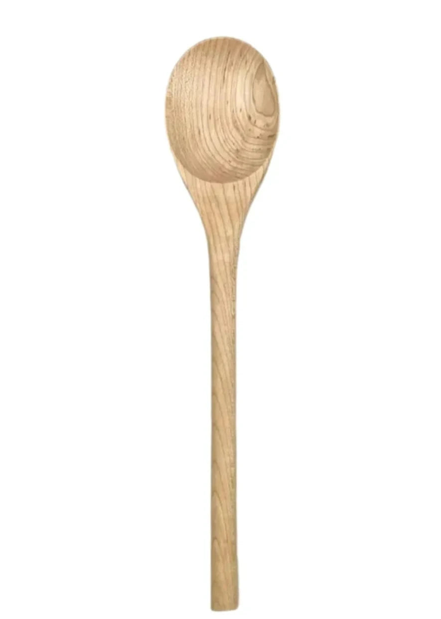 Maple Wood Oval Spoon