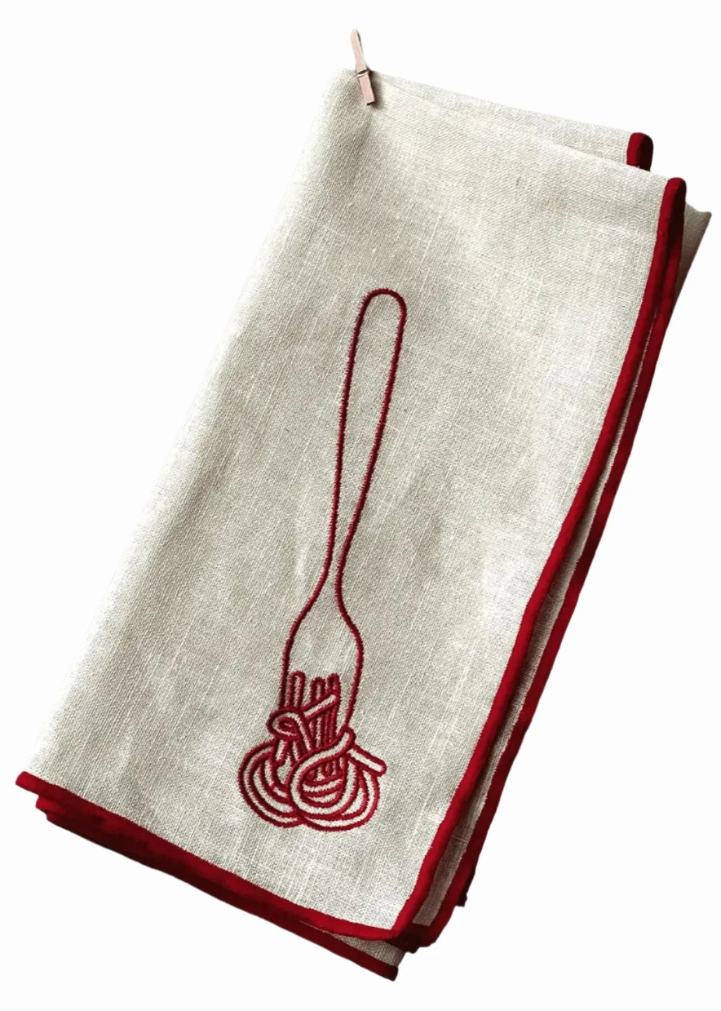 Linen Blend Napkins // Spaghetti (Set of 2)