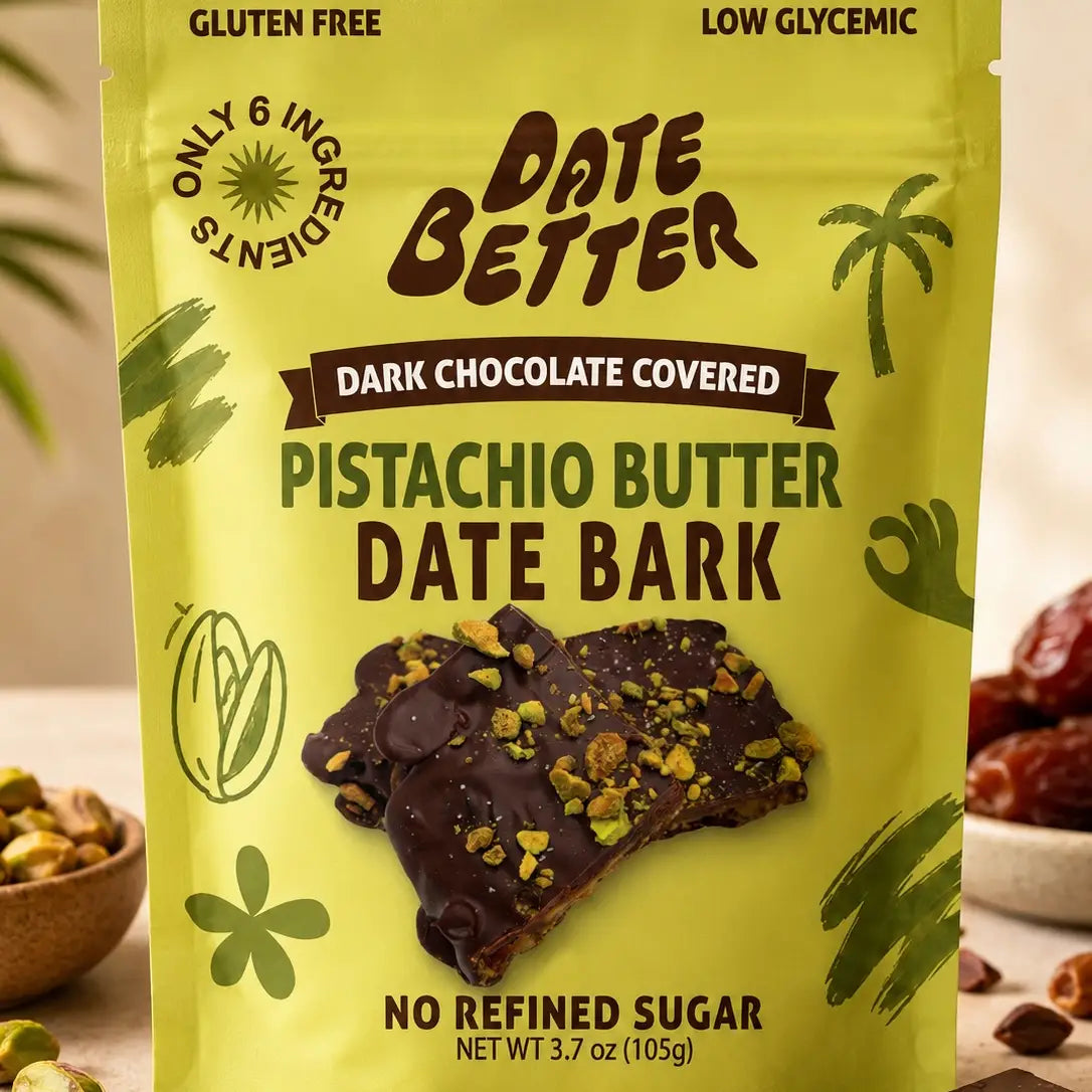Date Better Pistachio Date Bark