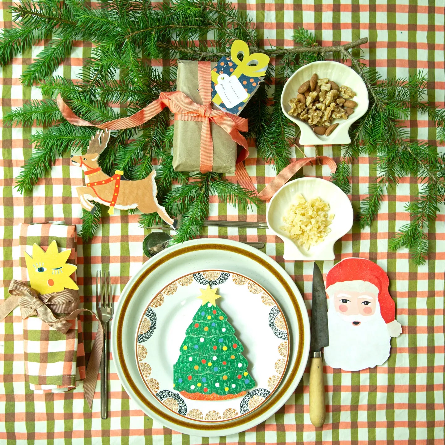 Christmas Tree Mini Cards // Box of 6