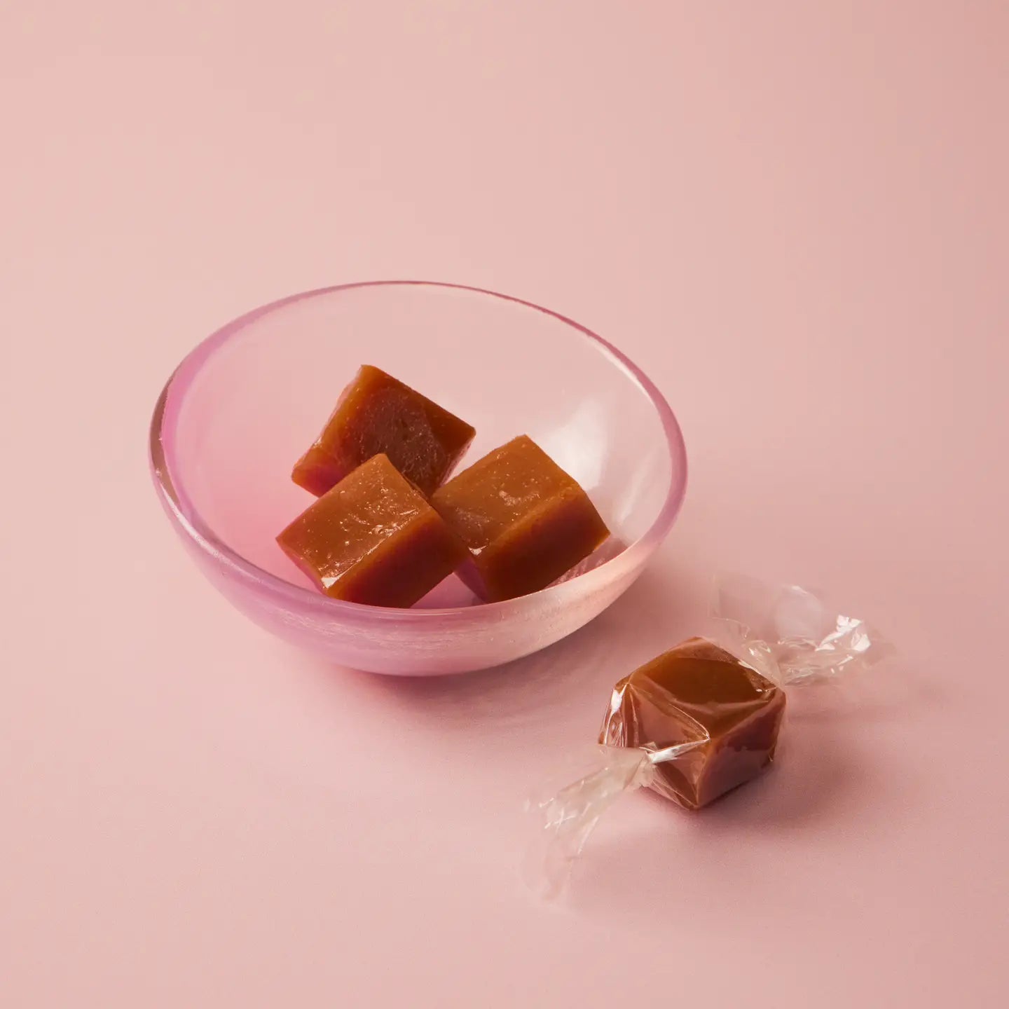 Bitten Peach Caramels