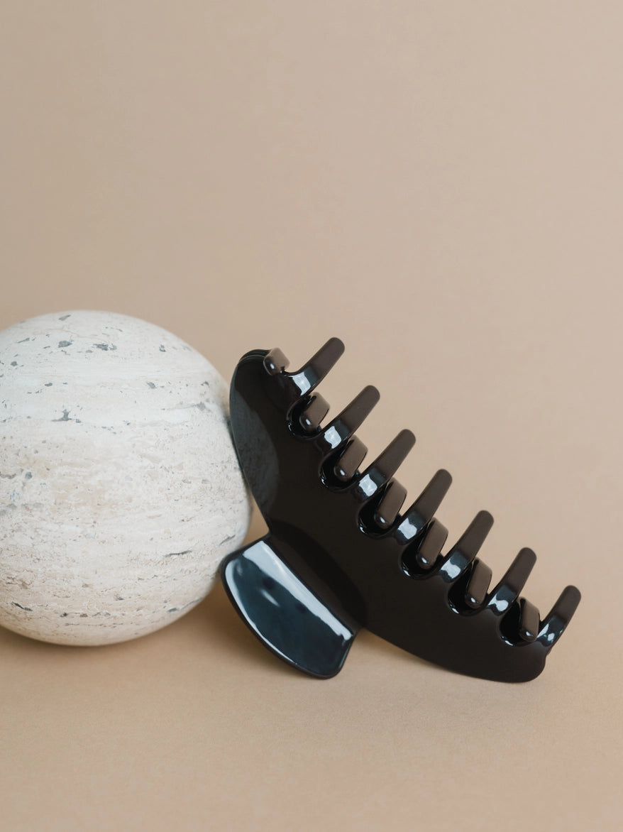 4" Hair Claw // Ganache