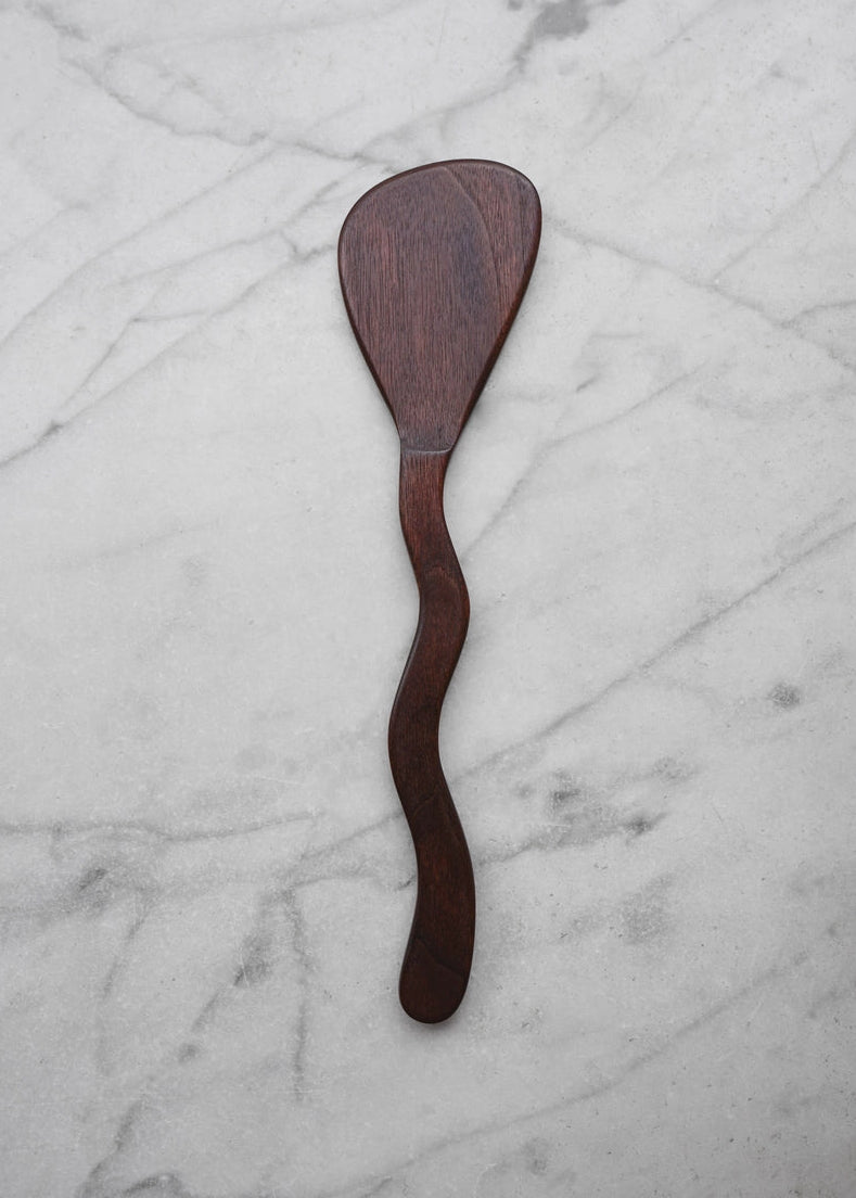 Squiggly Walnut Spatula