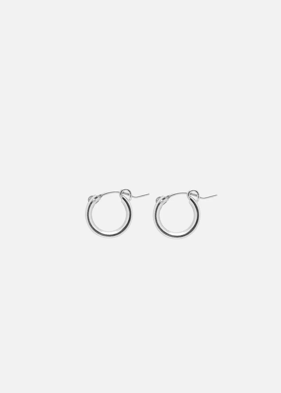 Anna Huggie Hoops // Silver