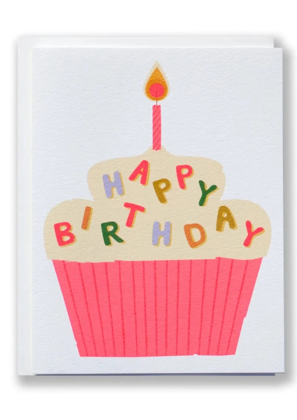 Happy Birthday Cupcake Sprinkle Card