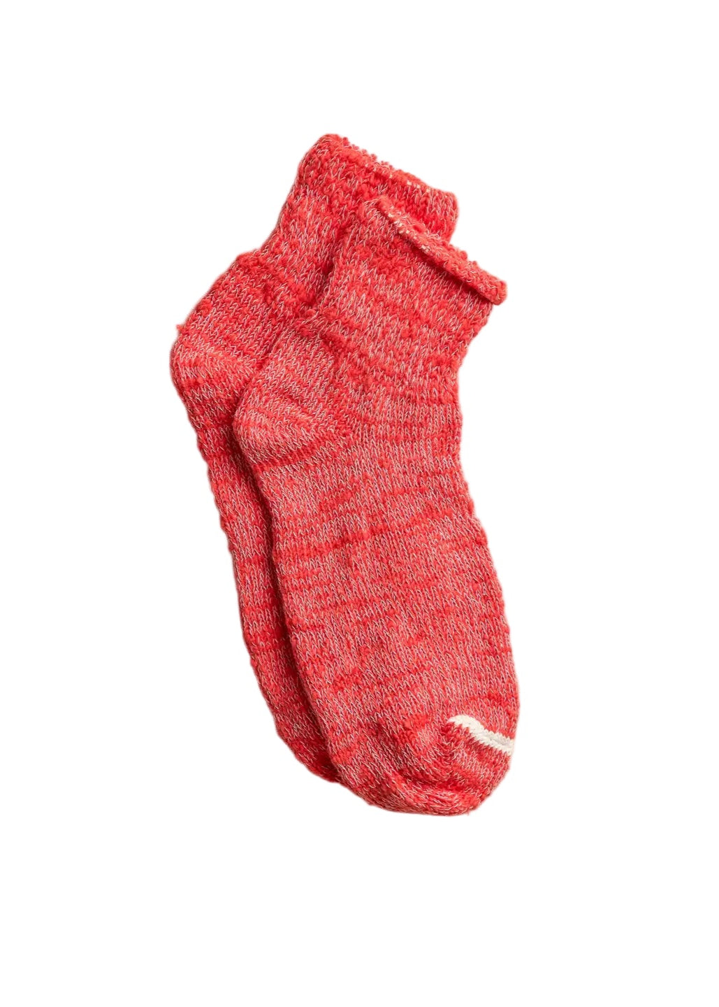 Garabou Organic Cotton Ankle Socks // Red