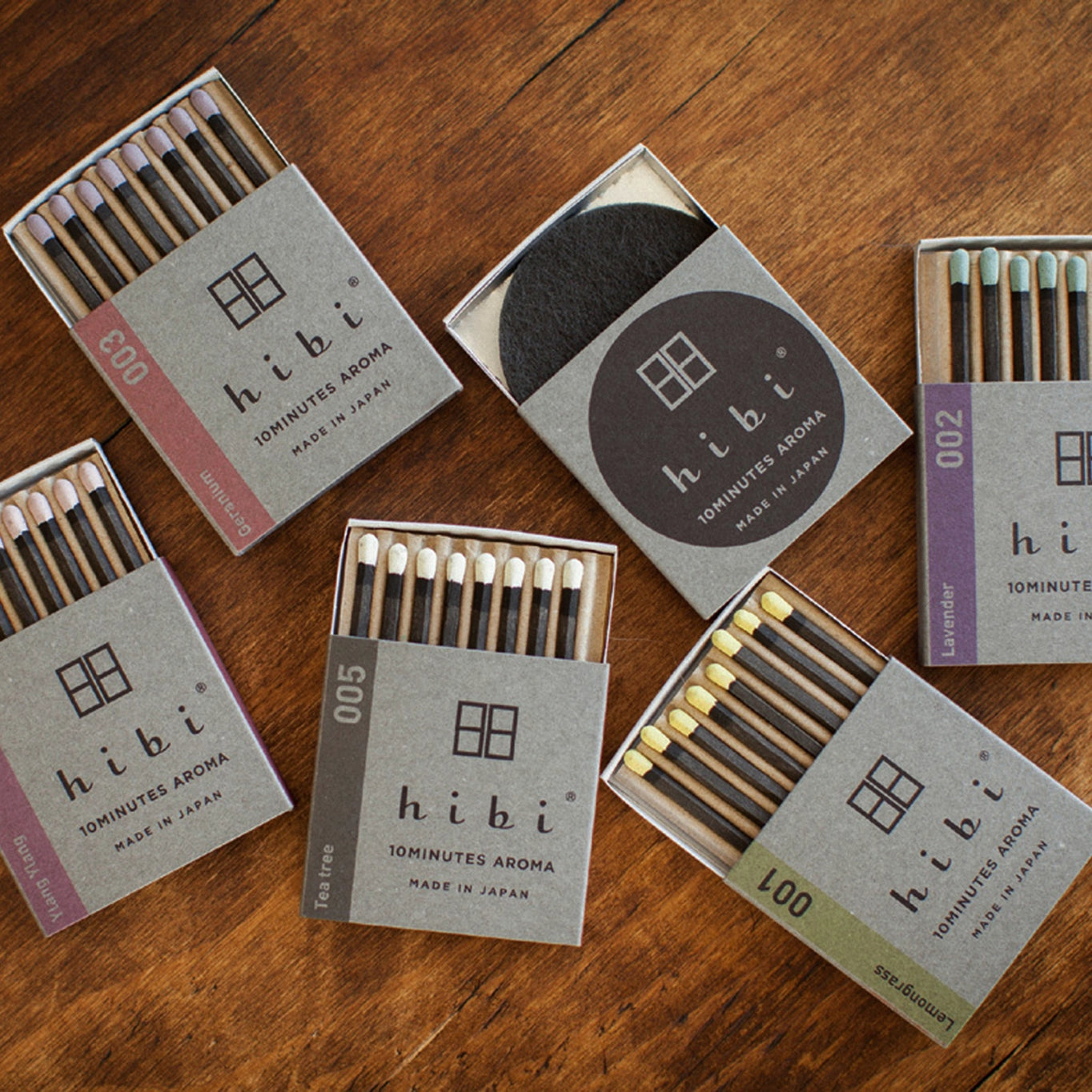 Hibi Match // Box of 8 Incense Matches // Mimosa