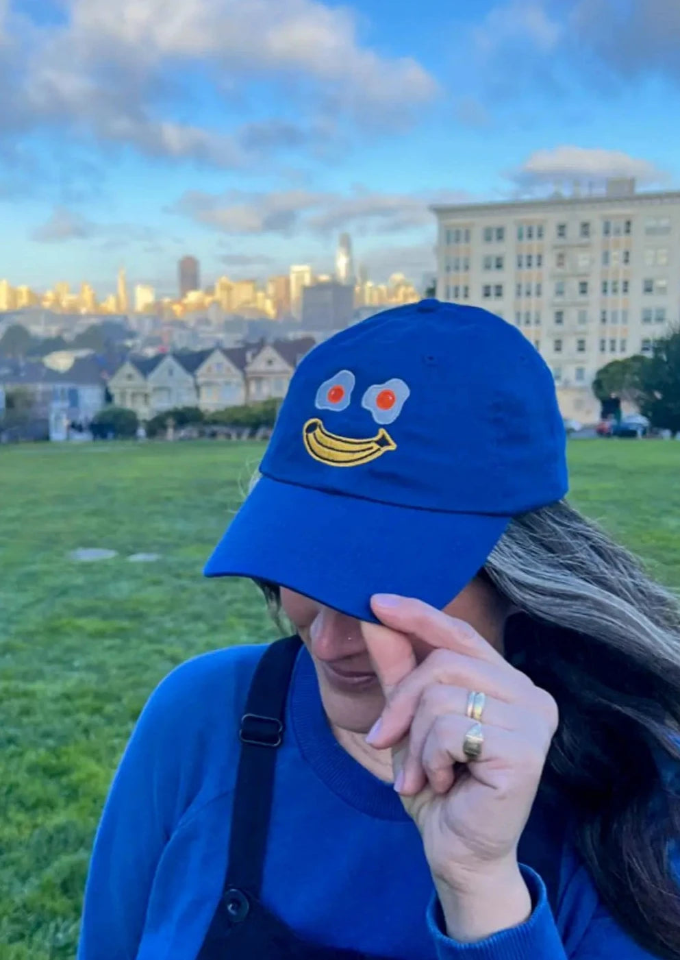 Happy Egg Face Hat